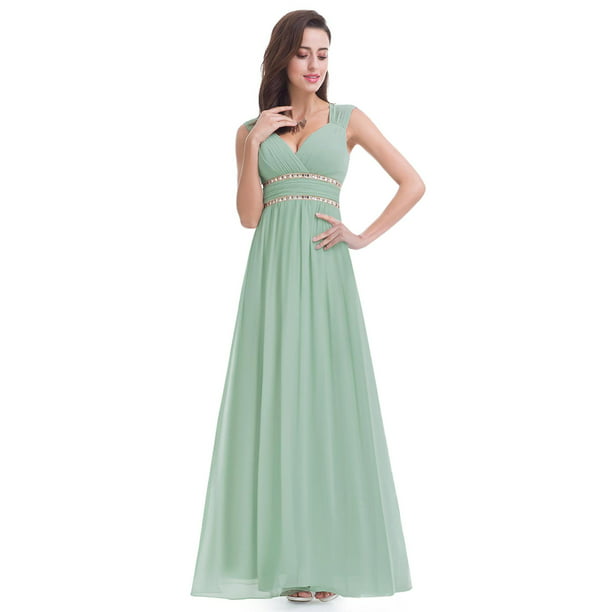 UK Ever Pretty Long Bridesmaid Dresses Formal Prom Gowns Evening Dresses 08697